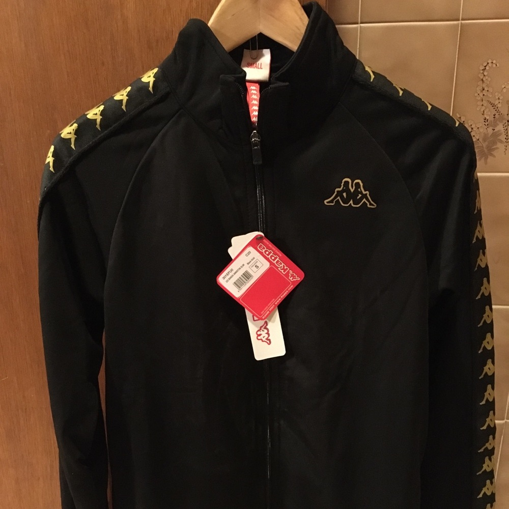 Kappa 222 Black/Gold Anniston Banda